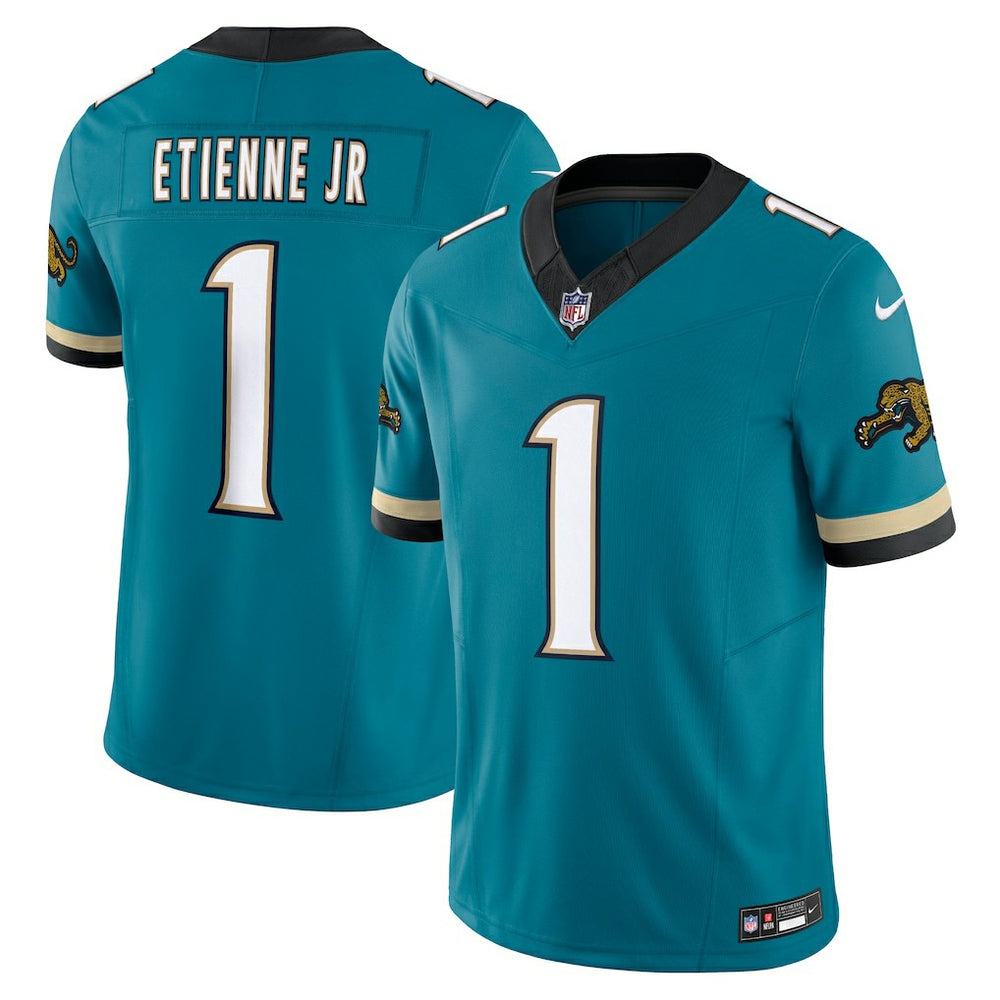 NFL Travis Etienne Jacksonville Jaguars Prowler Throwback Vapor F.U.S.E. Limited Jersey - Teal