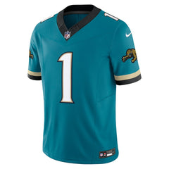 NFL Travis Etienne Jacksonville Jaguars Prowler Throwback Vapor F.U.S.E. Limited Jersey - Teal