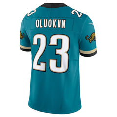 NFL Foye Oluokun Jacksonville Jaguars Prowler Throwback Vapor F.U.S.E. Limited Jersey - Teal