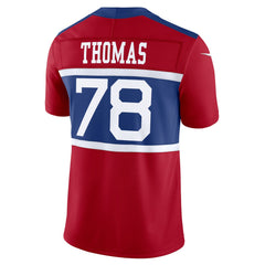 NFL Andrew Thomas New York Giants Alternate Vapor F.U.S.E. Limited Jersey - Century Red