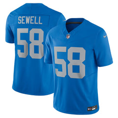 NFL Penei Sewell Detroit Lions Vapor F.U.S.E. Alternate Limited Jersey - Blue
