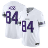 NFL Randy Moss Minnesota Vikings Alternate Vapor F.U.S.E. Retired Player Limited Jersey - White