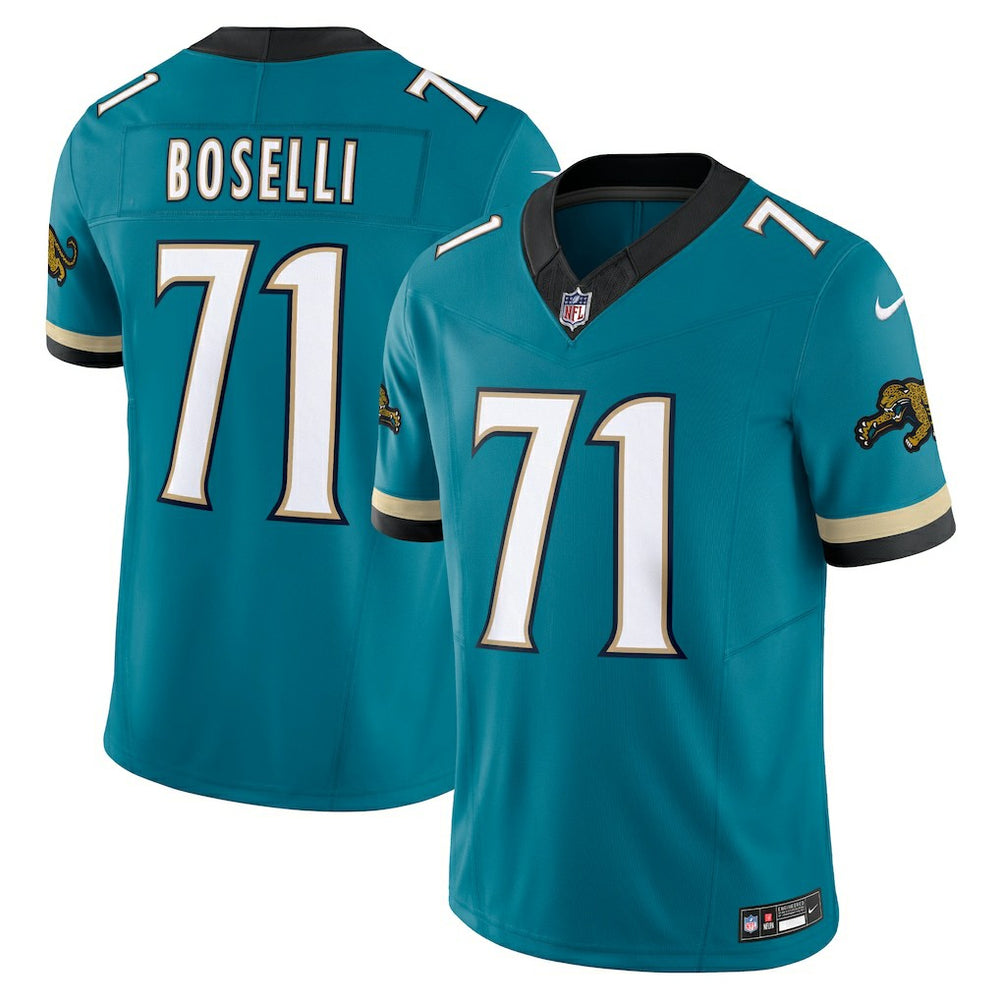NFL Tony Boselli Jacksonville Jaguars Prowler Throwback Vapor F.U.S.E. Limited Retired Player Jersey - Teal