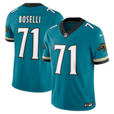 NFL Tony Boselli Jacksonville Jaguars Prowler Throwback Vapor F.U.S.E. Limited Retired Player Jersey - Teal