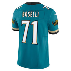NFL Tony Boselli Jacksonville Jaguars Prowler Throwback Vapor F.U.S.E. Limited Retired Player Jersey - Teal