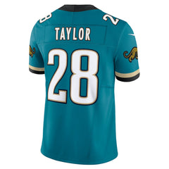 NFL Fred Taylor Jacksonville Jaguars Prowler Throwback Vapor F.U.S.E. Limited Retired Player Jersey - Teal