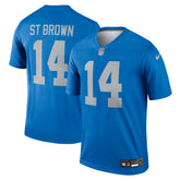 Amon-Ra St. Brown Detroit Lions Legend Player Performance Top Blue
