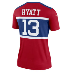 Jalin Hyatt New York Giants Women's Alternate Legend Player Performance Top Red