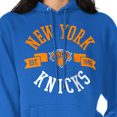 New York Knicks G-III 4Her by Carl Banks Women's City Pullover Hoodie Blue