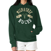 Milwaukee Bucks G-III 4Her by Carl Banks Women's City Pullover Hoodie Green