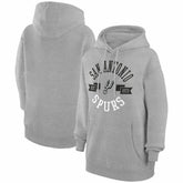 San Antonio Spurs G-III 4Her by Carl Banks Women's City Pullover Hoodie Heather Gray