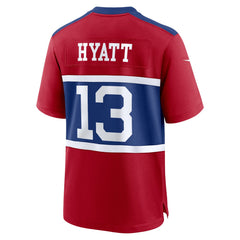NFL Jalin Hyatt New York Giants Alternate Player Game Jersey - Century Red