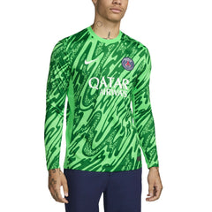 Paris Saint-Germain 2024/25 Goalkeeper Replica Stadium Long Sleeve Jersey Green