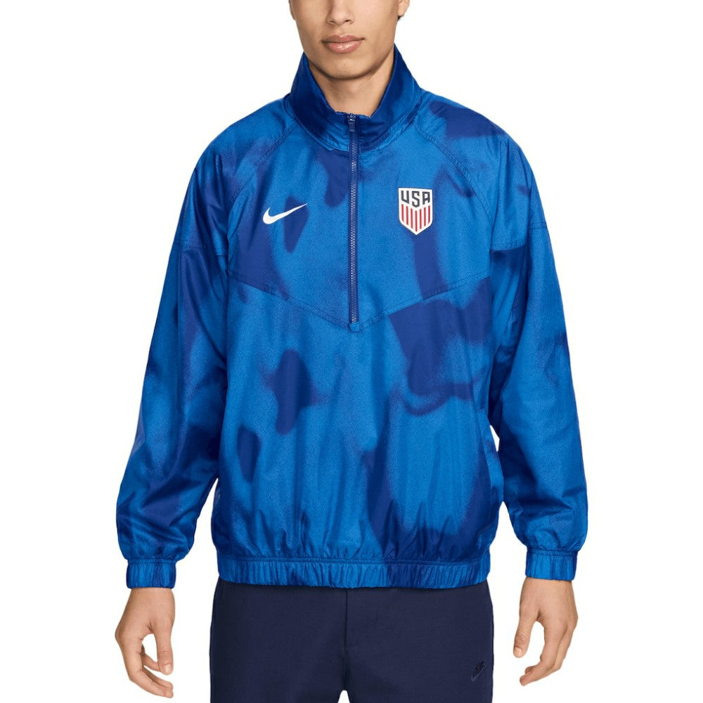 USMNT Windrunner Anorak Half-Zip Jacket Royal shop
