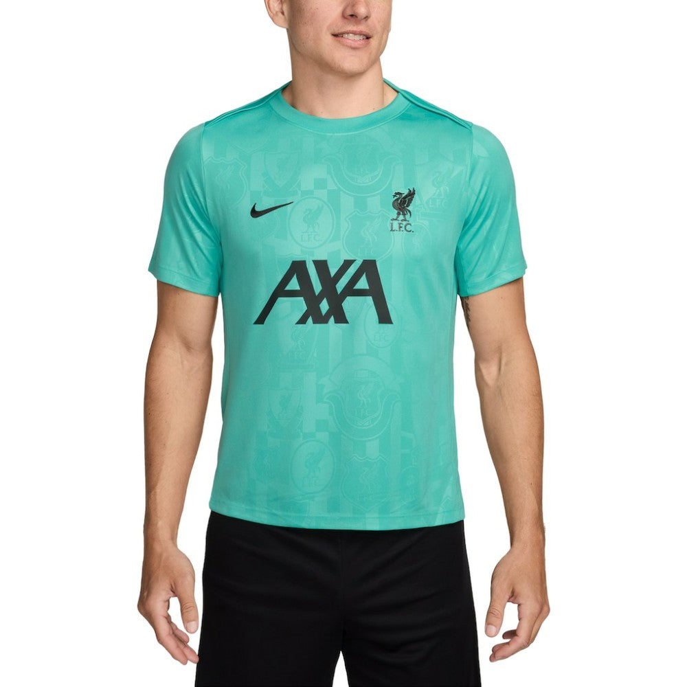Liverpool 2024/25 Academy Pro Pre-Match Top Teal