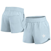 Houston Astros Fanatics Women's Studio Woven Vibe Shorts - Light Blue Shorts
