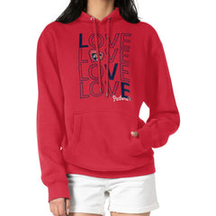 NHL Florida Panthers G-III 4Her by Carl Banks Women's Hockey Love Fleece Pullover Hoodie - Red
