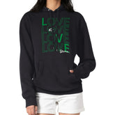 NHL Dallas Stars G-III 4Her by Carl Banks Women's Hockey Love Fleece Pullover Hoodie - Black