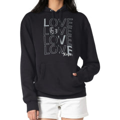 NHL Los Angeles Kings G-III 4Her by Carl Banks Women's Hockey Love Fleece Pullover Hoodie - Black