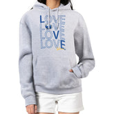 NHL Buffalo Sabres G-III 4Her by Carl Banks Women's Hockey Love Fleece Pullover Hoodie - Gray