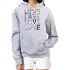NHL Colorado Avalanche G-III 4Her by Carl Banks Women's Hockey Love Fleece Pullover Hoodie - Gray