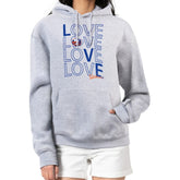 NHL New York Islanders G-III 4Her by Carl Banks Women's Hockey Love Fleece Pullover Hoodie - Gray