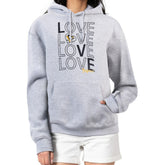 NHL Pittsburgh Penguins G-III 4Her by Carl Banks Women's Hockey Love Fleece Pullover Hoodie - Gray