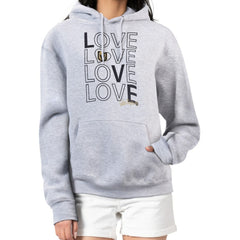 NHL Vegas Golden Knights G-III 4Her by Carl Banks Women's Hockey Love Fleece Pullover Hoodie - Gray