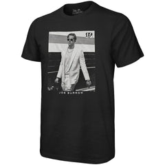 Joe Burrow Cincinnati Bengals Majestic Threads Oversized Player Image T-Shirt Black
