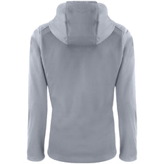 Detroit Lions Cutter & Buck Women's Evoke Eco Softshell Recycled Full-Zip Hooded Jacket Gray