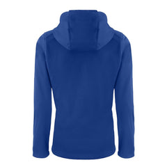 Los Angeles Chargers Cutter & Buck Women's Evoke Eco Softshell Recycled Full-Zip Hooded Jacket Blue