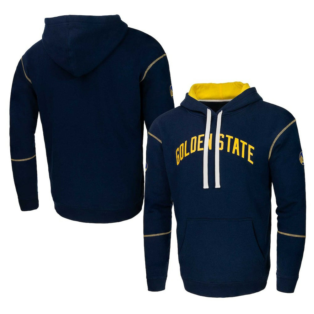 Golden State Warriors Stadium Essentials Monument Pullover Hoodie Navy