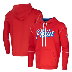 Philadelphia 76ers Stadium Essentials Monument Pullover Hoodie Red