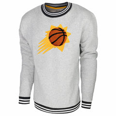Phoenix Suns Stadium Essentials Club Level Pullover Sweatshirt Heather Gray