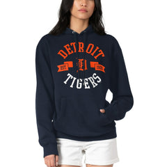 Detroit Tigers G-III 4Her by Carl Banks Women's City Graphic Pullover Hoodie - Navy Hoodies