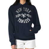 New York Yankees G-III 4Her by Carl Banks Women's City Graphic Pullover Hoodie - Navy Hoodies