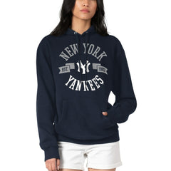 New York Yankees G-III 4Her by Carl Banks Women's City Graphic Pullover Hoodie - Navy Hoodies