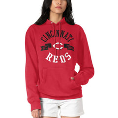 Cincinnati Reds G-III 4Her by Carl Banks Women's City Graphic Pullover Hoodie - Red Hoodies