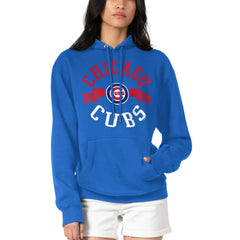 Chicago Cubs G-III 4Her by Carl Banks Women's City Graphic Pullover Hoodie - Royal Hoodies