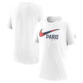 Paris Saint-Germain Youth Swoosh T-Shirt White