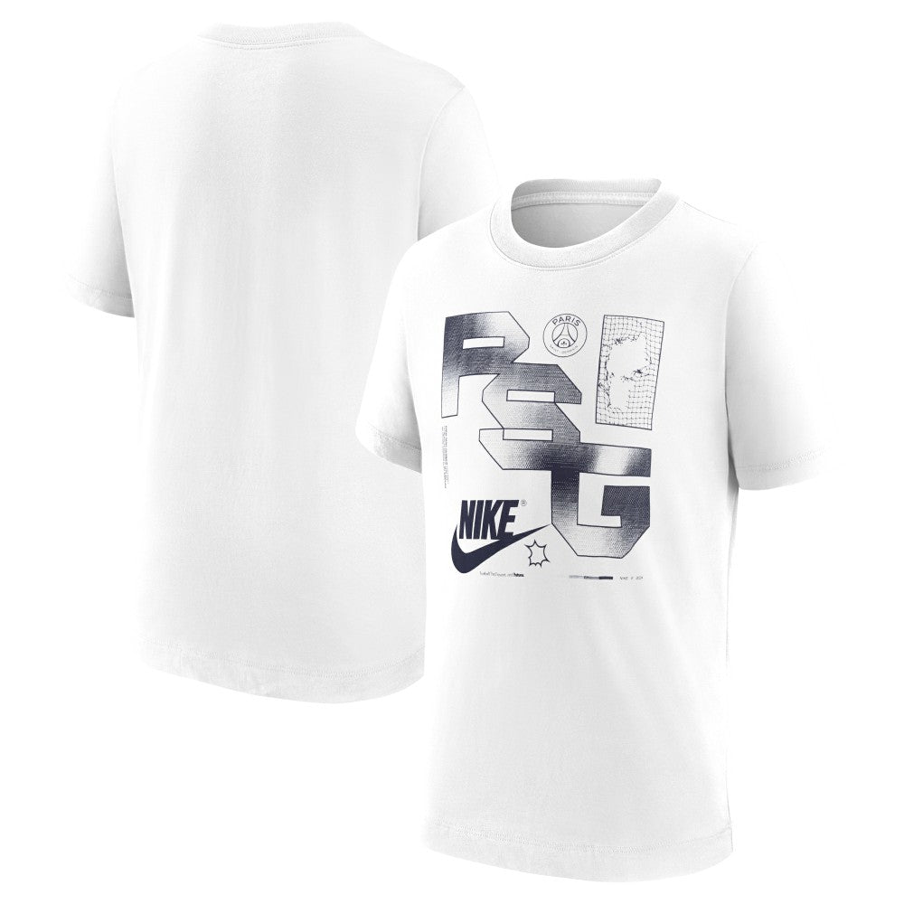 Paris Saint-Germain Youth Futura T-Shirt White
