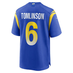 NFL Tre'Vius Hodges-Tomlinson Los Angeles Rams Team Game Jersey - Royal