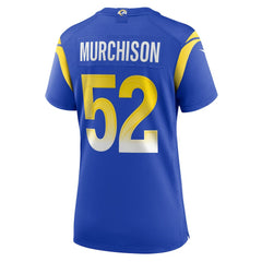 NFL Larrell Murchison Los Angeles Rams Women's Team Game Jersey - Royal