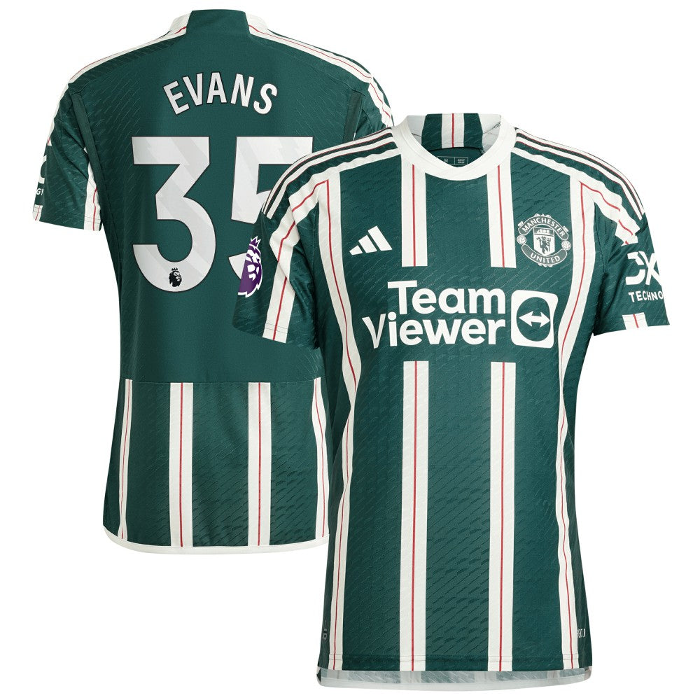 Jonny Evans Manchester United 2023/24 Away Player Jersey – Green