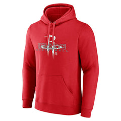 Houston Rockets Stellar Personalized Name & Number Pullover Hoodie Red