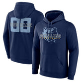 Memphis Grizzlies Stellar Personalized Name & Number Pullover Hoodie Navy