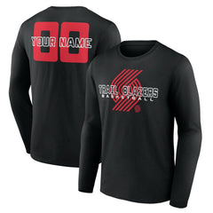 Portland Trail Blazers Stellar Personalized Name & Number Long Sleeve T-Shirt Black