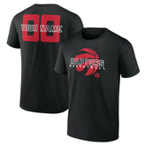 Toronto Raptors Stellar Personalized Name & Number T-Shirt Black