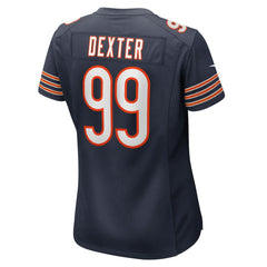 NFL Gervon Dexter Sr Chicago Bears Women's Team Game Jersey - Navy