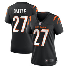 NFL Jordan Battle Cincinnati Bengals Women's Team Game Jersey - Black
